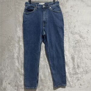 Everlane Women's Size 29 Regular The Curvy Cheeky Jean Blue Wash Organic Cotton